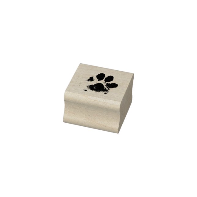 Tampons Encreurs Timbre Pawprint, patte de chien noir empreinte ani (Tampon)
