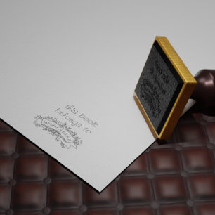 Tampons Encreurs Timbre personnalisé de la propriété Book