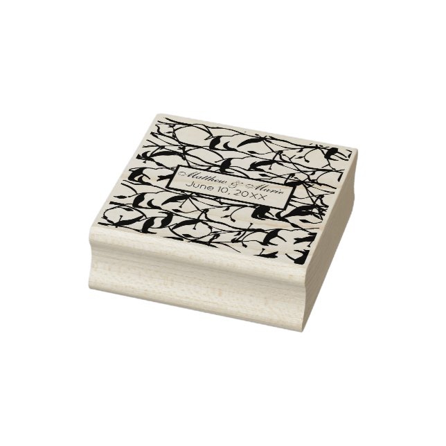 Tampons Encreurs Timbre personnalisé le jour du mariage (Tampon)
