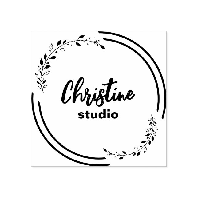 Tampons Encreurs Timbre personnalisé, timbre personnalisé, logo per (Impression)