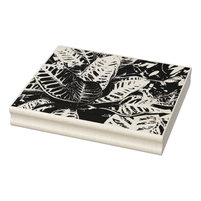 Tampons Encreurs Timbre Plante Tropical Croton (Tampon)