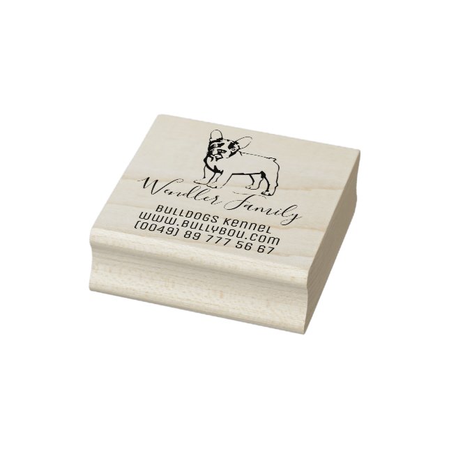 Tampons Encreurs Timbre spécial Bulldog français (Tampon)