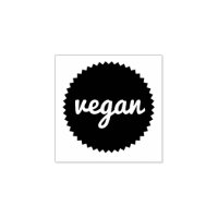 Timbre Vegan Pour Les Vendeurs De Nourriture
