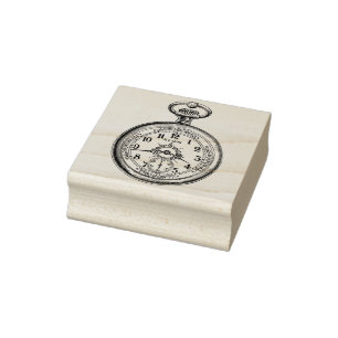 Tampons Encreurs Timbre vintage Elgin Old Watch