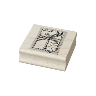 Tampons Encreurs Timbre vintage tropical