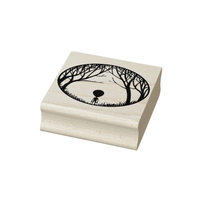 Tampons Encreurs Timbres Aliens Cute Alien Timbres en caoutchouc (Tampon)