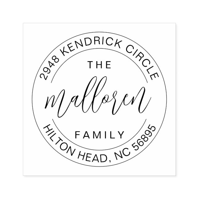 Tampons Encreurs Timbres auto-encreurs adresse de retour Cadeau de  (Impression)