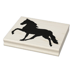 Tampons Encreurs Timbres en caoutchouc en bois - Cheval