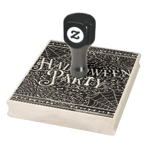 Tampons Encreurs Toiles d'araignées et os de la fête d'Halloween no