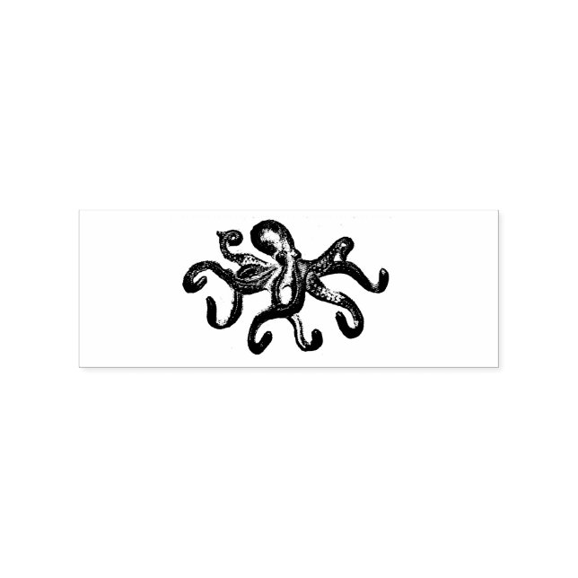 Tampons Encreurs Tonnerre octopus bleu (Impression)