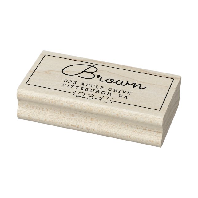 Tampons Encreurs Tout le timbre d'adresse familiale bloqué (Tampon)