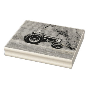 Tampons Encreurs Tracteur rouge