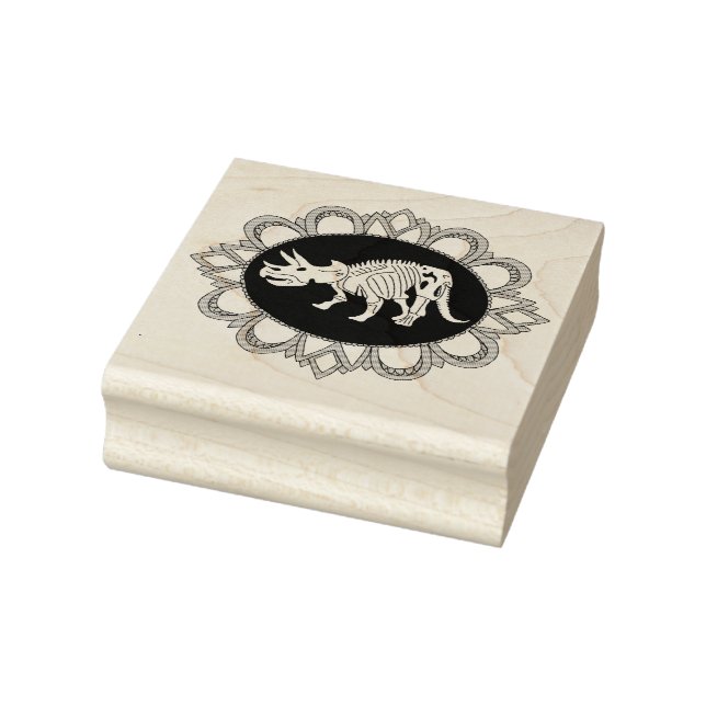 Tampons Encreurs Tricératops Fossil Cameo (Tampon)