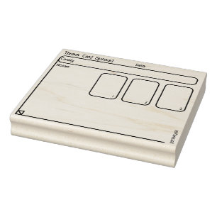 Tampons Encreurs Trois cartes Tarot répartis dans Oracle Journal Do