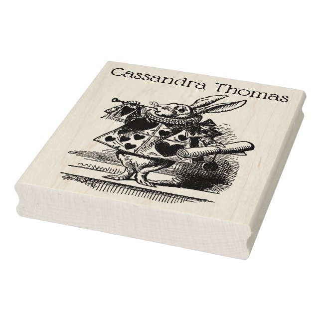 Tampons Encreurs Trumpeter Alice de la Cour du lapin blanc au pays  (Tampon)