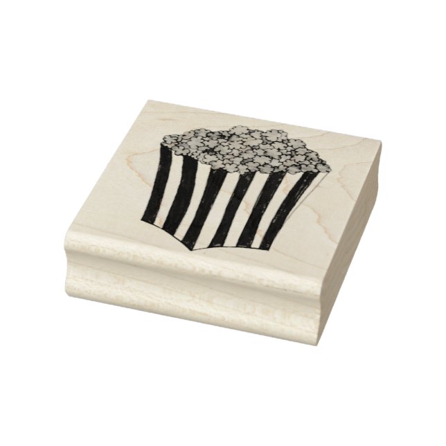 Tampons Encreurs Tub of Popcorn Film Theatre Carnival Junk Food (Tampon)