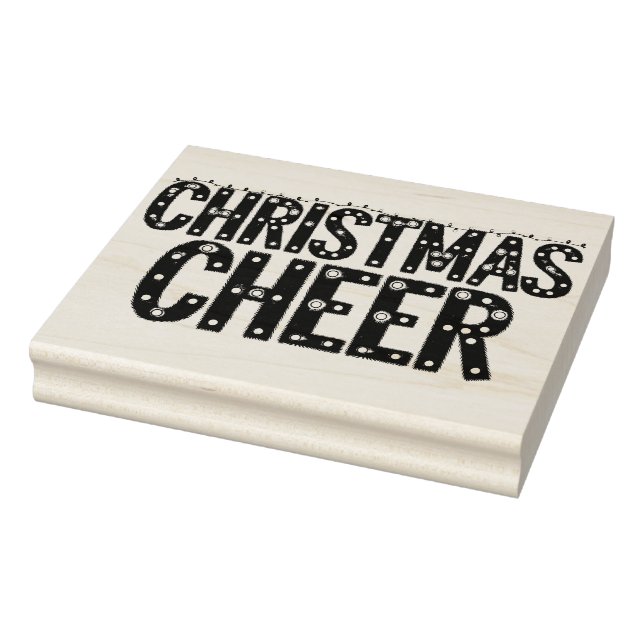 Tampons Encreurs Typographie de Joie de Noël  (Tampon)