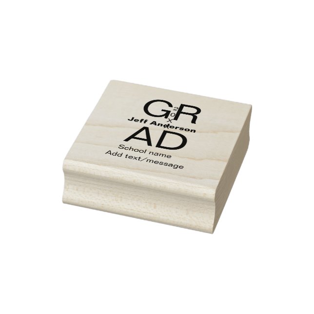 Tampons Encreurs Typographie moderne graduation simple minimum c (Tampon)