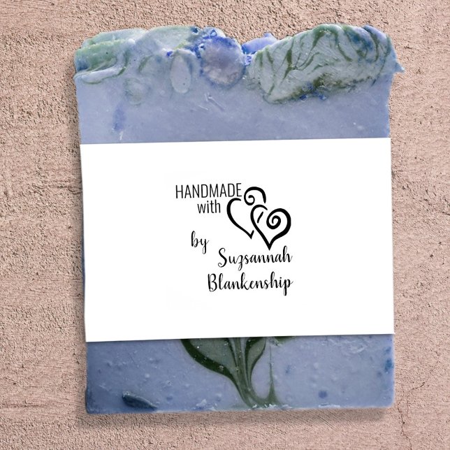 Tampons Encreurs Typographie Nom personnalisé fait à la main Deux c (Créateur téléchargé)