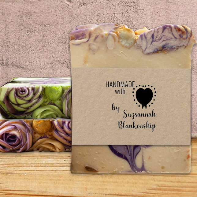 Tampons Encreurs Typographie Personnalisée Personnalisée Nom Polka  (Créateur téléchargé)