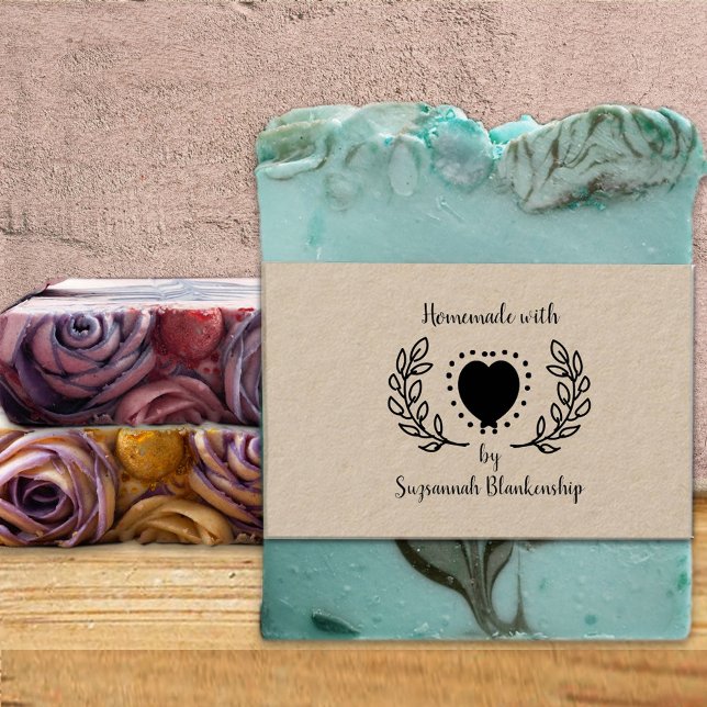 Tampons Encreurs Typographie Poids faits maison Coeur Timbre en cao (Créateur téléchargé)