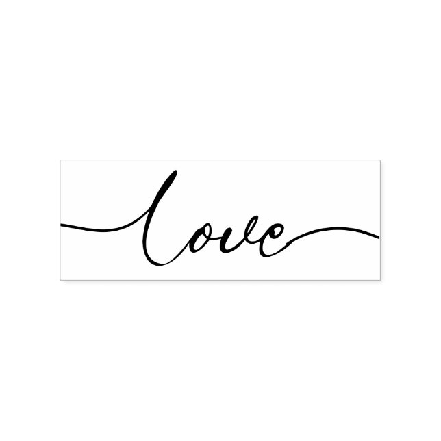 Tampons Encreurs Typographie scénarisée Valentines Love (Impression)