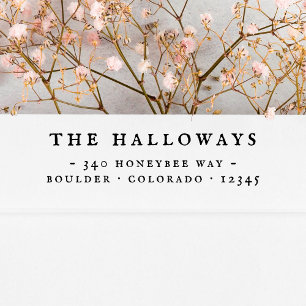 Tampons Encreurs Typographie vintage et classique Adresse de retour