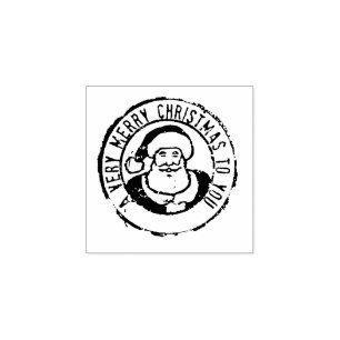 Tampons Encreurs Un Timbre De Noël Très Joyeux