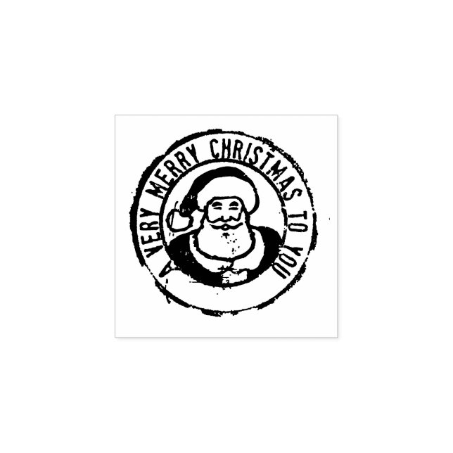 Tampons Encreurs Un Timbre De Noël Très Joyeux (Impression)