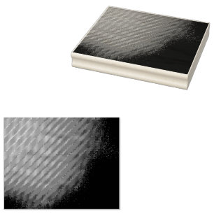 Tampons Encreurs une photo en noir et blanc d'une horloge sur un mu