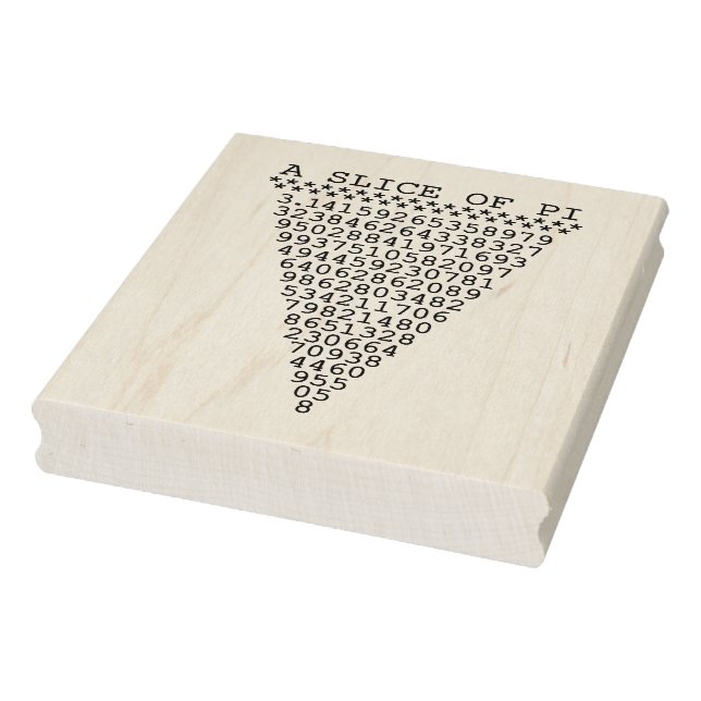 Tampons Encreurs Une tranche de Pi (Tampon)