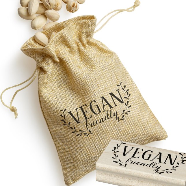 Tampons Encreurs Végétan Friendly Nourriture Vendeur Entreprise Cao (Vegan Friendly stamp just for your business)