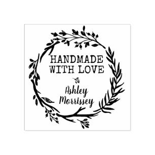 Tampons Encreurs Verdure rustique Wreath fait main Créer votre prop