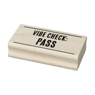 Tampons Encreurs Vérification de la vidéo : Timbre PASS