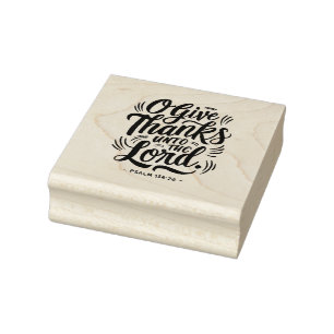 Tampons Encreurs Verset biblique du jour de Thanksgiving : Psaume 1