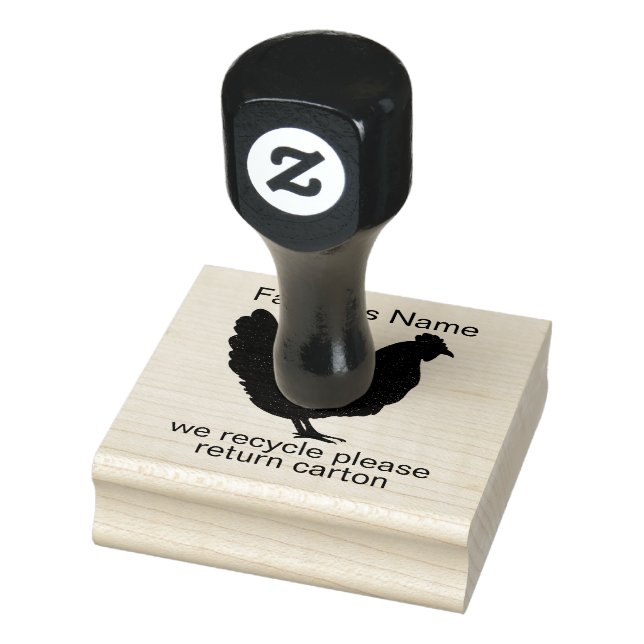 Tampons Encreurs Veuillez renvoyer l'éleveur d'oeufs de Timbre de C (Tampon)