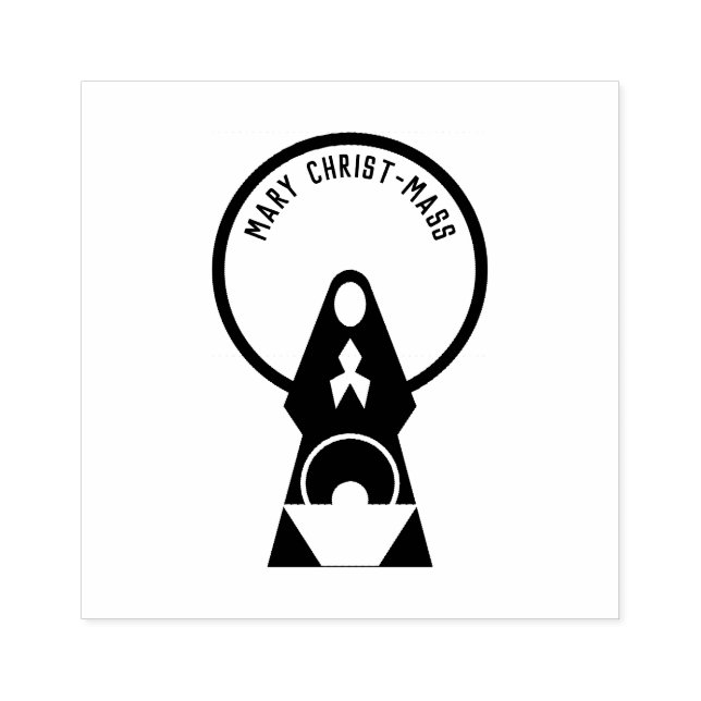 Tampons Encreurs Vierge Marie Bébé Jésus en colère (Impression)