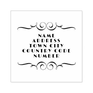 Tampons Encreurs Vintage Afficher l'adresse Bouteille en caoutchouc