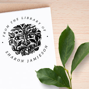 Tampons Encreurs Vintage Botanical Face Custom From The Library Of