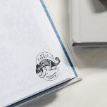 Tampons Encreurs Vintage Chameleon, Livre Ex Libris Moderne<br><div class="desc">Ce timbre en caoutchouc "Ex Libris" présente un caméléon vintage avec un nom personnalisé.</div>
