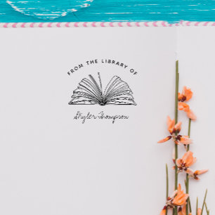 Tampons Encreurs Vintage Écrit À La Main À Partir De La Bibliothèqu