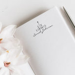 Tampons Encreurs Vintage Flèche Élégant Ex Libris Libris Livres<br><div class="desc">Tamponner vos livres avec ce timbre de bibliothèque simple mais unique! Il comporte un EX LIBRIS dans la police classique (qui signifie "de la bibliothèque de" en latin), divisé en deux par une flèche vintage pointant vers le bas. En bas, il y a votre nom et votre nom de famille...</div>