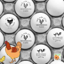 VINTAGE funky simple poule nom de la ferme