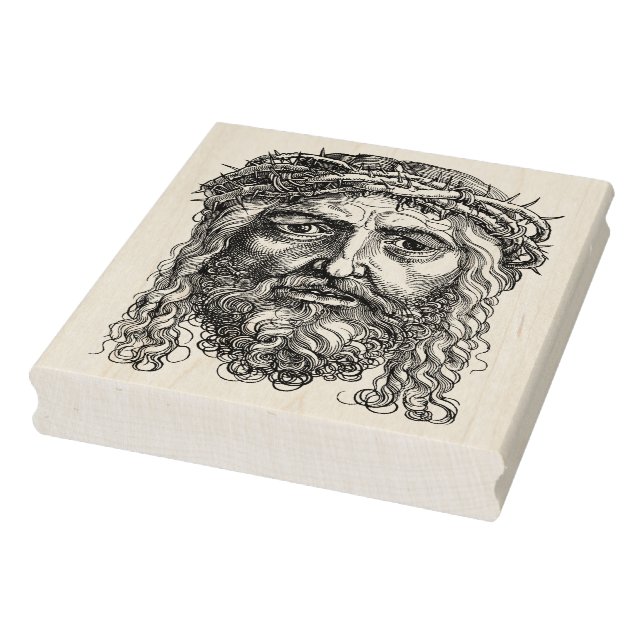 Tampons Encreurs Visage de Jésus illustration timbre d'art (Tampon)