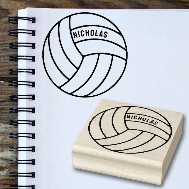 Tampons Encreurs Volley-ball personnalisé Nom personnalisé Timbre d (🏐 Personalize your volleyball gear with style! ✒️)