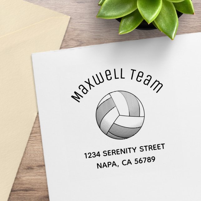 Tampons Encreurs Volleyball Ball Arch Family Address (Créateur téléchargé)