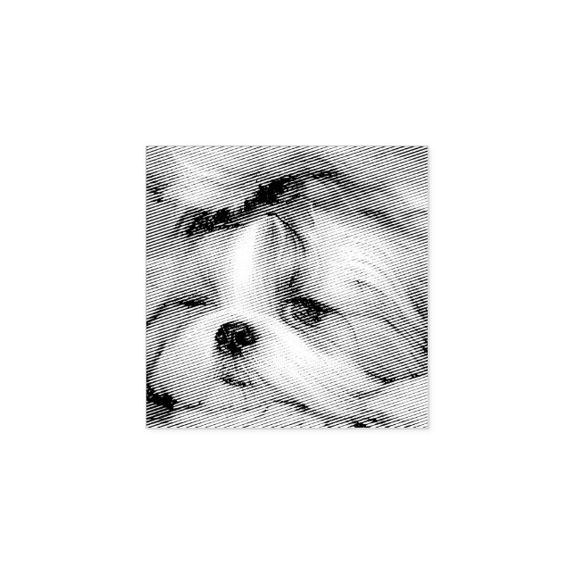 Tampons Encreurs Votre chiot chien animal de compagnie photo person (Impression)