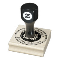 Votre logo d'entreprise Timbre en caoutchouc perso