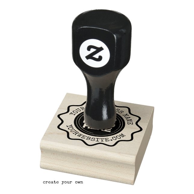 Tampons Encreurs Votre logo d'entreprise Timbre en caoutchouc perso (Custom Business Logo Large Cool Rubber Stamp)