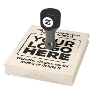 Tampons Encreurs Votre logo ici Simple Bold 4"x5" Texte professionn